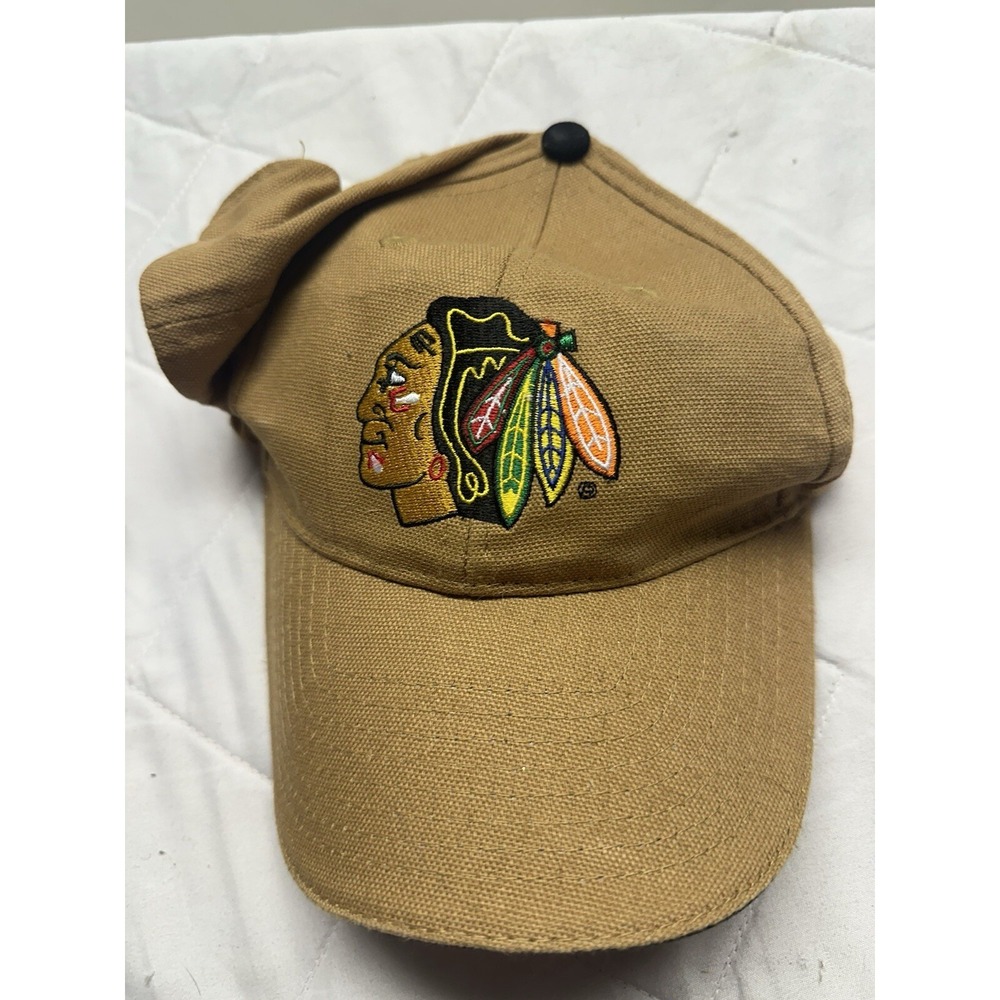 Tan Blackhawk Cap  Kick10 Comcast‎